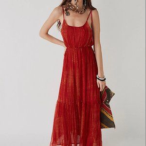 Maison Hotel Claudina Dress - Mirage Rouge | Boho Spanish Dress